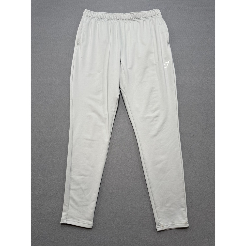 Gymshark Sweatpants Men's Large Light Gray Lightweight Athletic Lounge Training